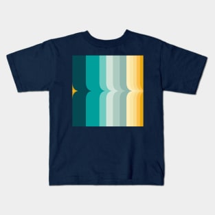 Vintage Sunset Rainbow Kids T-Shirt